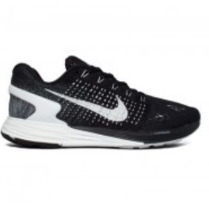 Nike Lunarglide 7 Black White Running Shoes Size 8